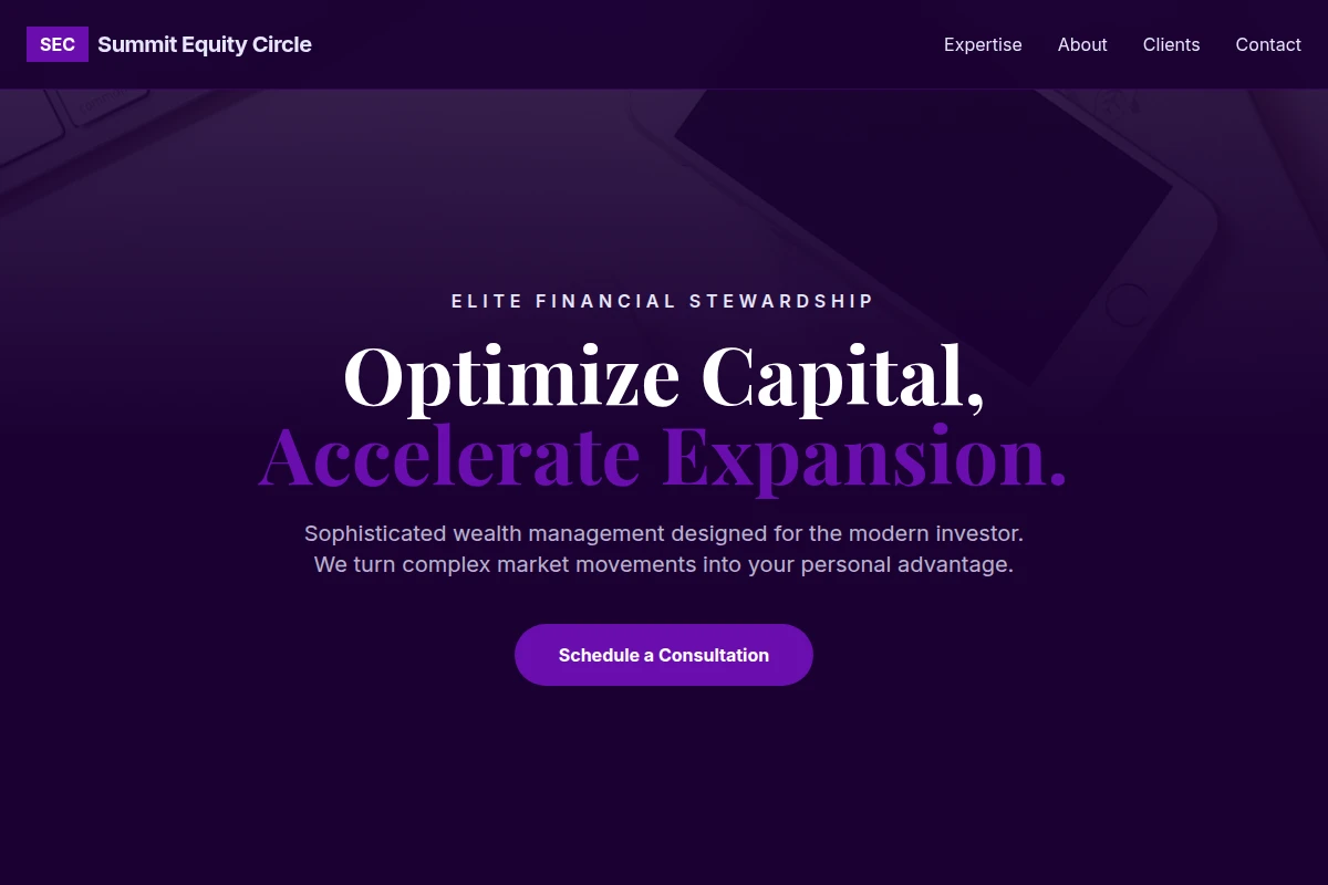 Equity Financial Planner
