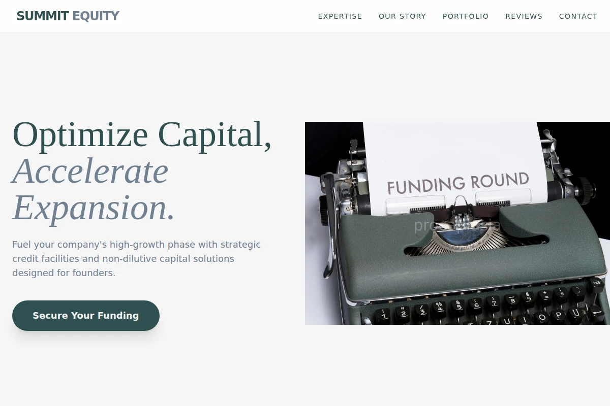 Credit Venture Capital