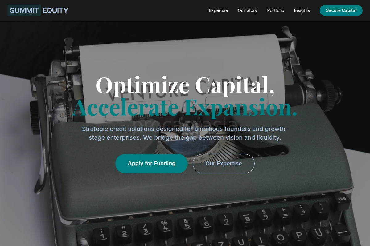 Credit Venture Capital